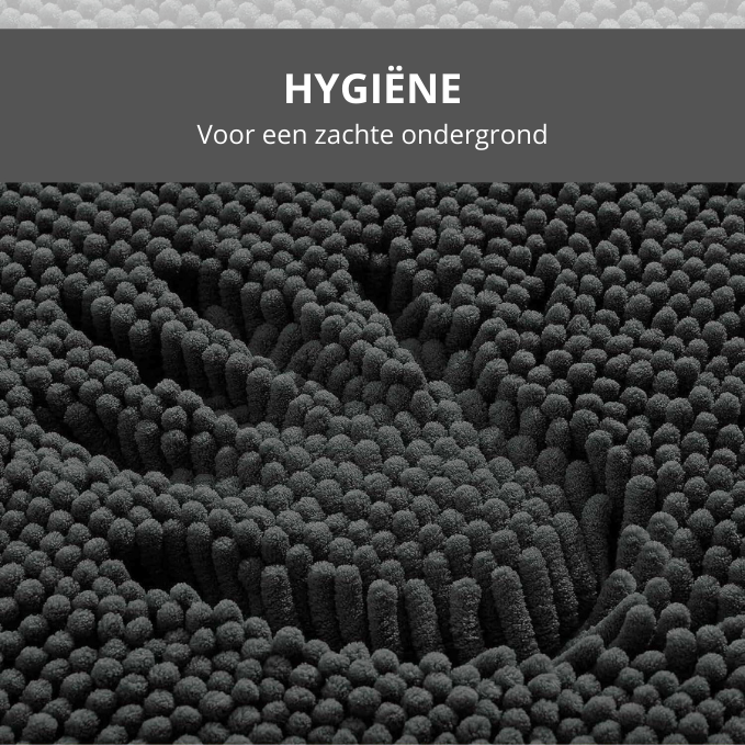 Anthracite bath mat 90x60cm