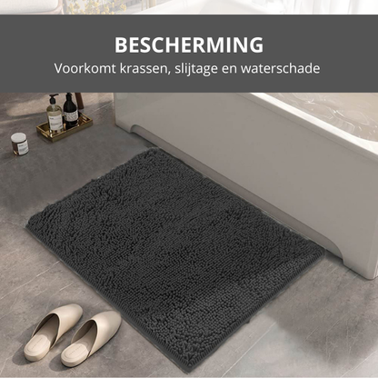 Anthracite bath mat 90x60cm