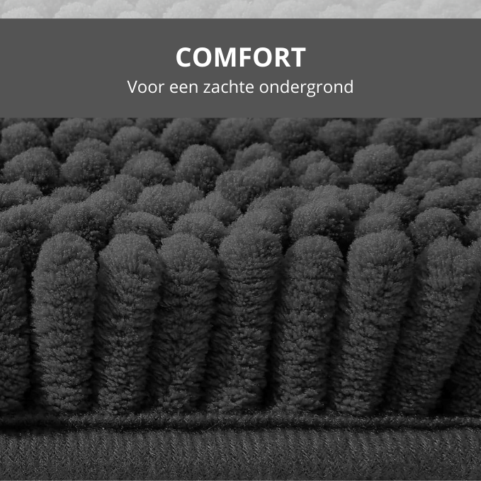 Anthracite bath mat 90x60cm