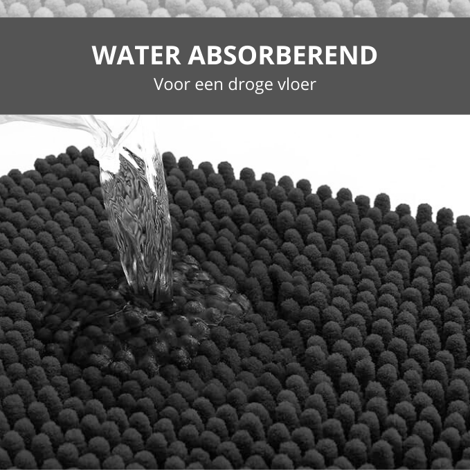 Anthracite bath mat 90x60cm